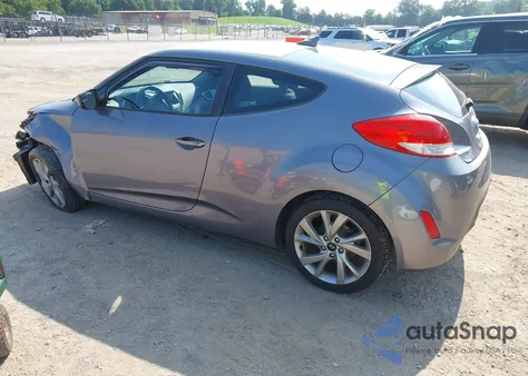 2016 Hyundai Veloster из США, поврежденный, VIN KMHTC6AD9GU284901